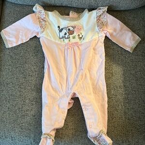 NWOT Madison Chic 6 Months Footed Onesie